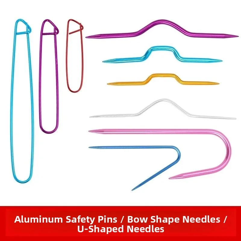 

Handmade Twisted Needle U-Shaped Sewing Tool for Knitting Scarves And Sweaters Yarn Needle Fabric Needle Sewing Kit