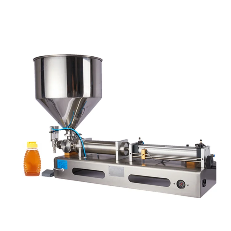 

Industrial Small Paste Honey Glass Bottle Filling Machine For 1 Nozzle 100ml-1000ml Bottles