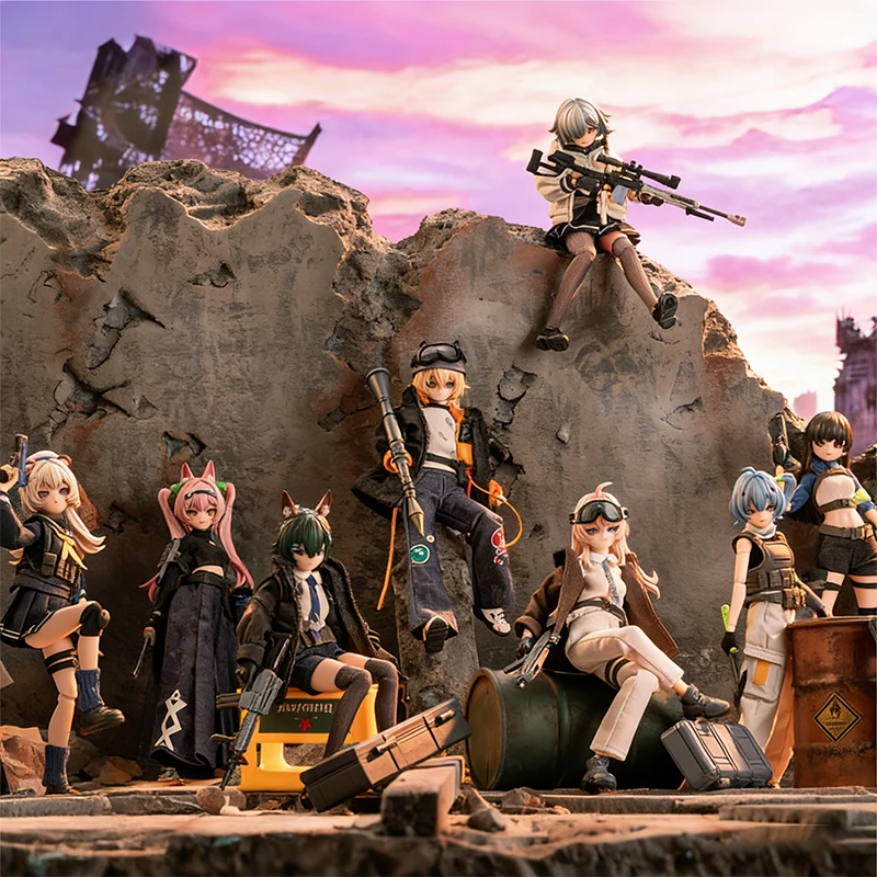 

Neo Eden Toys Black Iron Rest Blind Box Paw Agency Action Figure Blindbox Articulated Joints Figure Mystery Box Surprise Toys