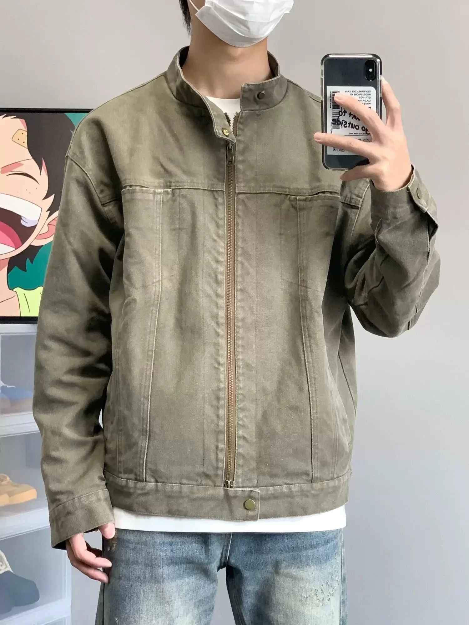 giacca-da-uomo-cyberpunk-flight-fur-life-biker-racing-titan-windcheater-elegante-riflettente-verde-cerato-stile-stadio-bf