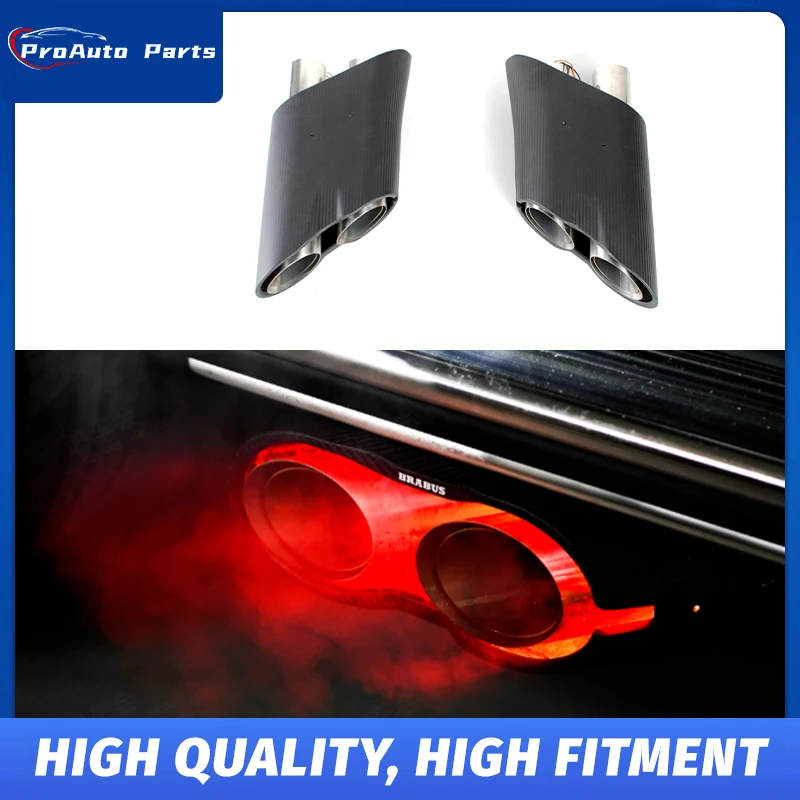 

Rocket Tailpipe For G-Class W464 W465 Luminous System Tailpipe G900 With Light Dry Carbon Tailpipe Brabu Style Dry Carbon