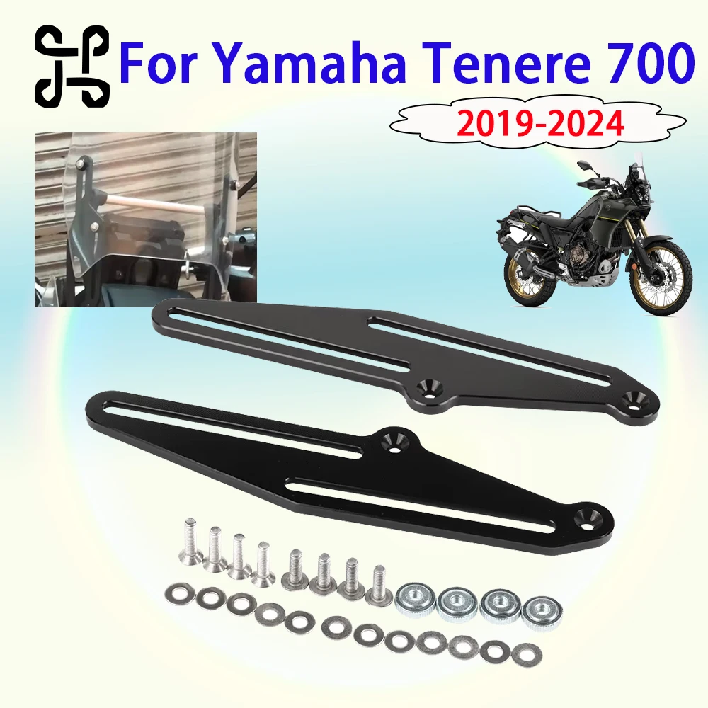 

Windshield Wind Screen Bracket Motorcycle Accessories Windscreen Adjuster For YAMAHA TENERE 700 T700 T7 2019 - 2024 Tenere700
