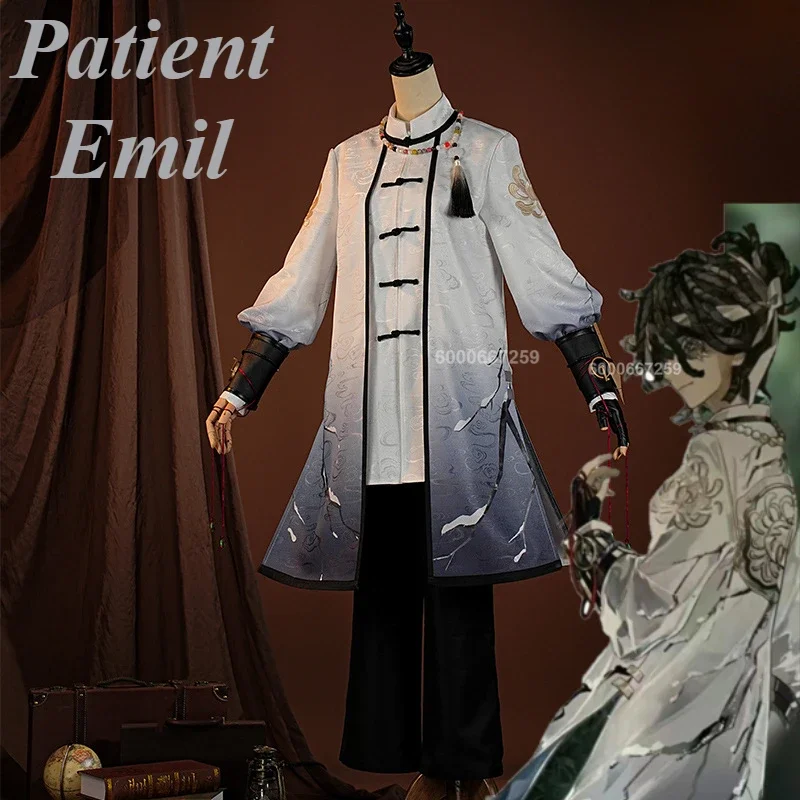 

Identity V Game Emil Patient Cosplay Costume Qizhen Fashion Game Suit Uniform Men Outfit for Halloween Carnival Party