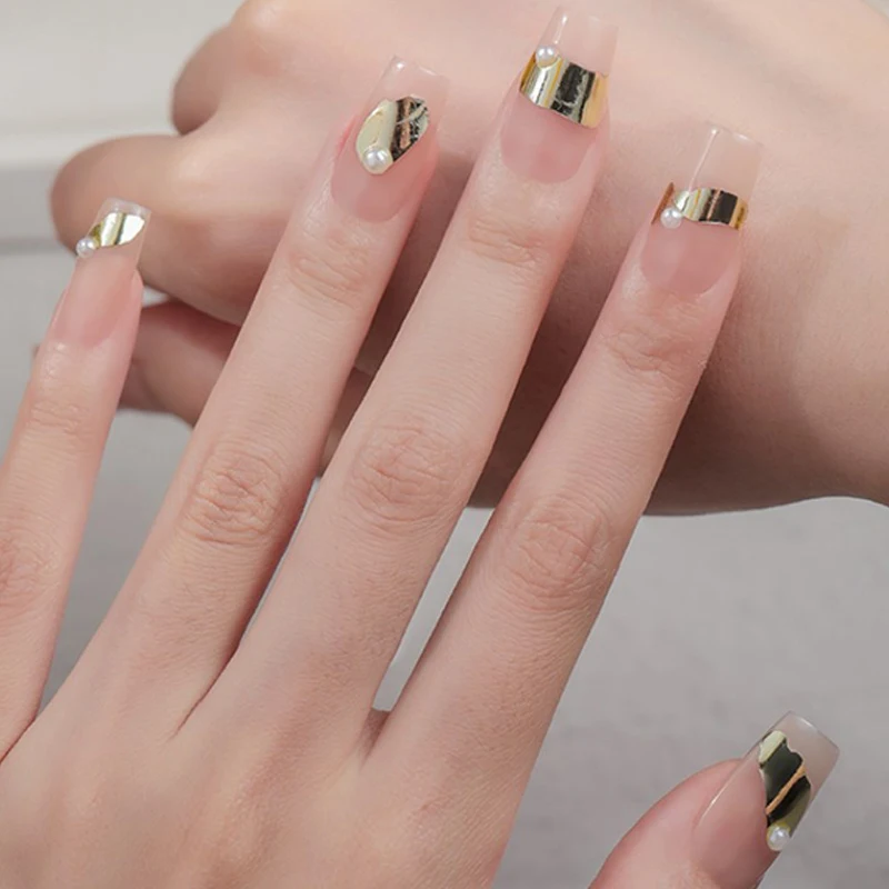 1ม้วนเล็บฟอยล์สติกเกอร์ลอกลายสีโลหะรูปลอกห่อยาทาเล็บแวววาวกระดาษดาวเลื่อนตกแต่งเล็บ