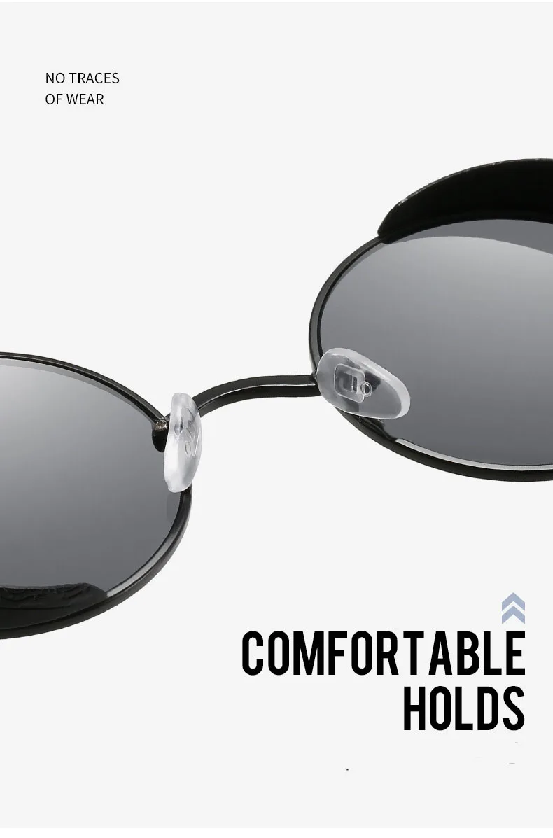 Солнцезащитные очки в стиле ретро в стиле стимпанк, металлические пружинные очки с толстой каймой, модные солнцезащитные очки в стиле хип-хоп для уличной фотографии