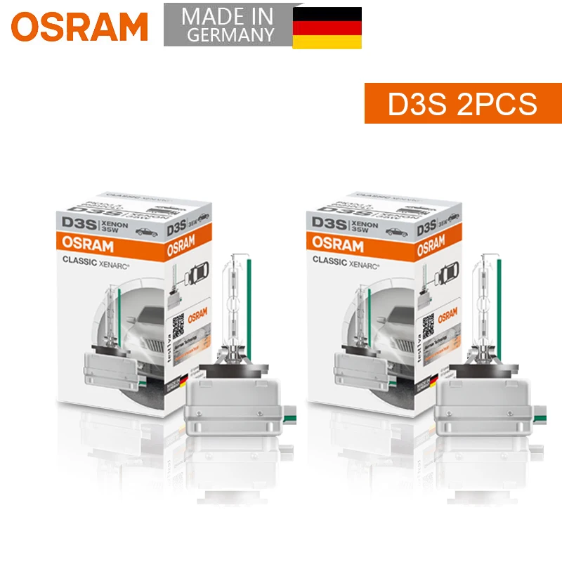 OSRAM Xenon HID CLASSIC D1S D2S D3S D4S Standaardlampen 66140 66240 66340 66440 CLC Originele autokoplamp 4200K Warm wit paar