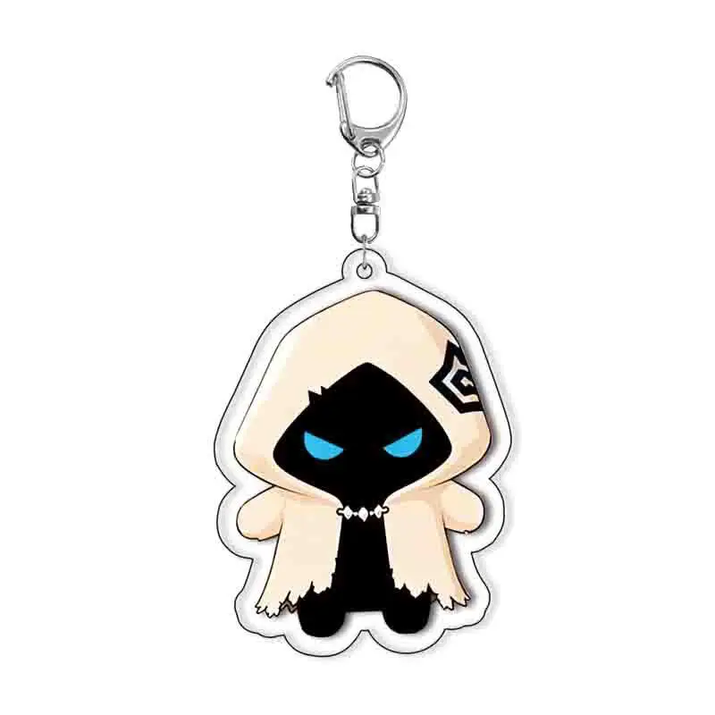 New for Fort Sprite Game Peripheral Peely King Aura Duck Demon Earth Acrylic Keychain Decoration Pendant Exquisite Festival Gift