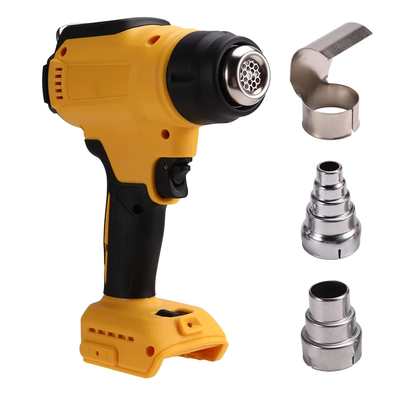 

A18R -Cordless Heat Gun For 20V Battery Adjustable Temperature 122℉-1022℉ Portable Battery Heat Shrink Gun