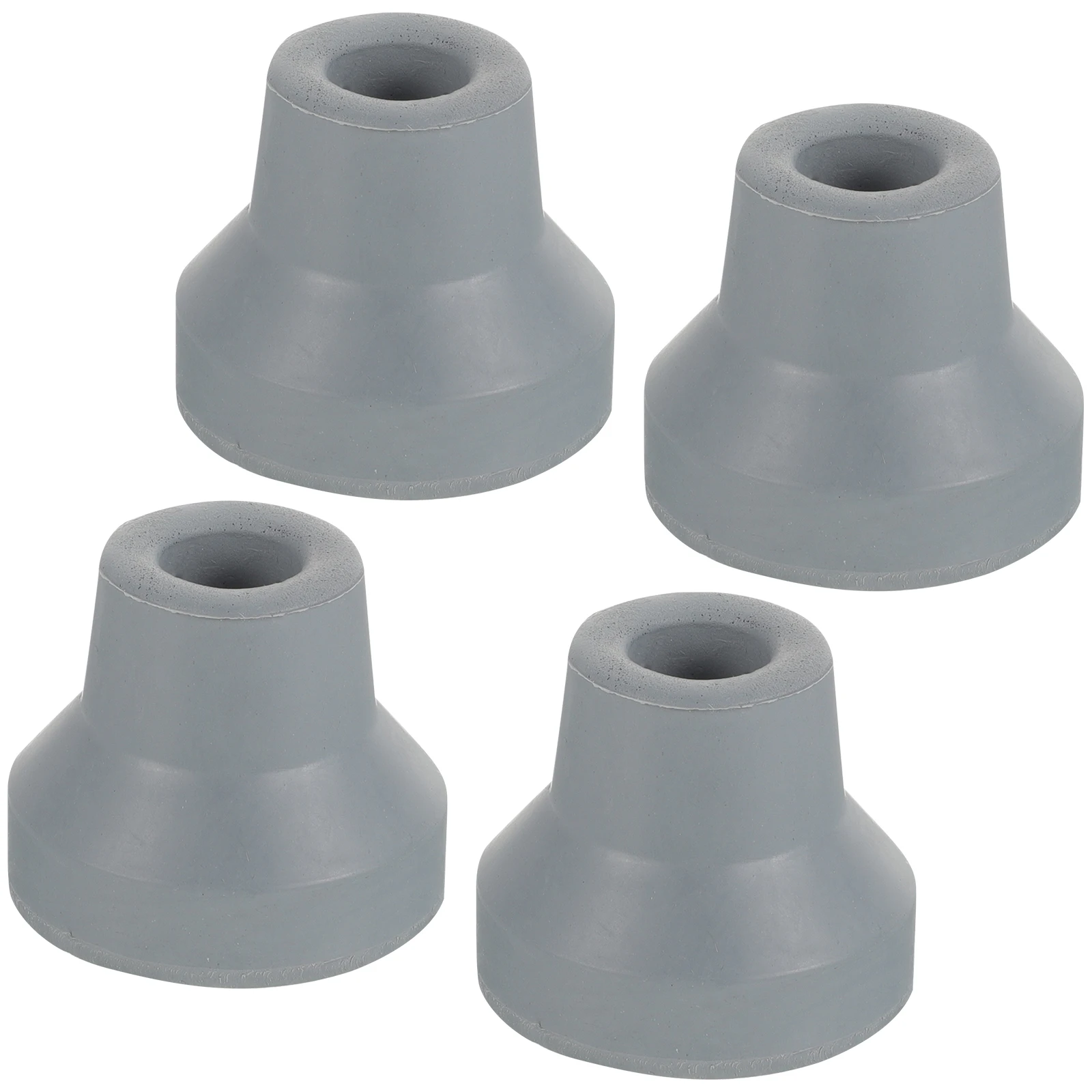 

4pcs Crutch Pads Cane Tip Replacement Walking Feet Caps Accessories Floor Mat Rubber Trekking Pole Protectors Anti Slip Durable
