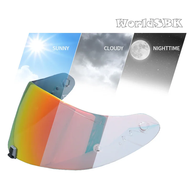 Photochromic Visor for Scorpion Exo 1400 Carbon, R1 & EXO 520 Motorcycle Helmet Lens Visor Plating Uv Protection Lens Faceshield