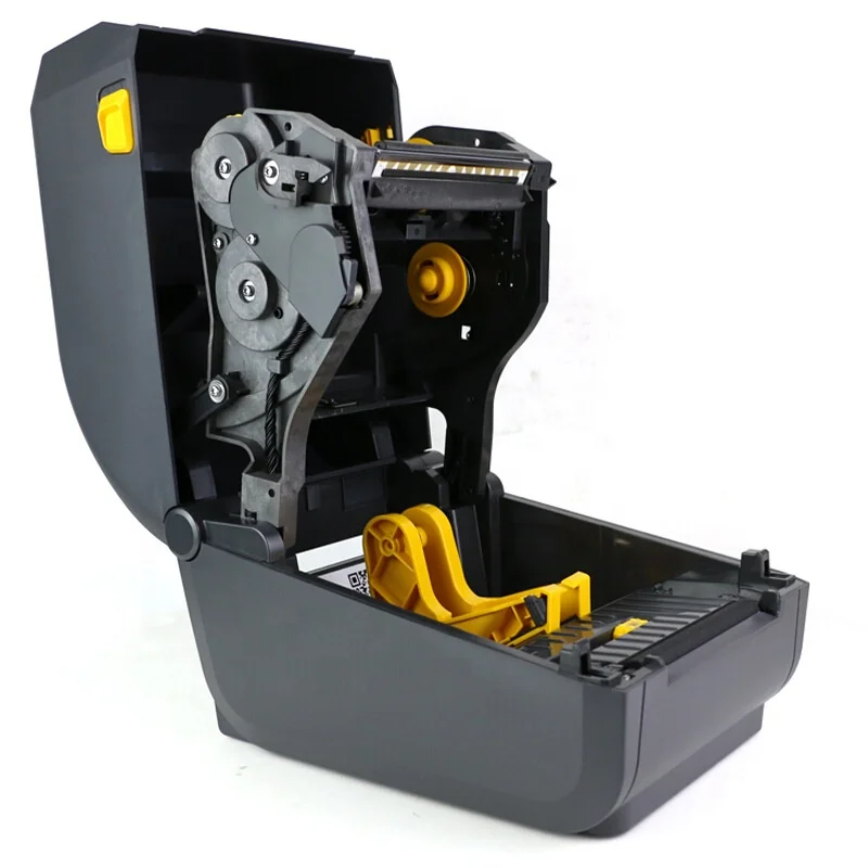 النقل الحراري 4 بوصة ZD888CR استبدال GT820 203 ديسيبل متوحد الخواص طابعة ملصقات سطح المكتب طابعة باركود مع منفذ شبكة USB