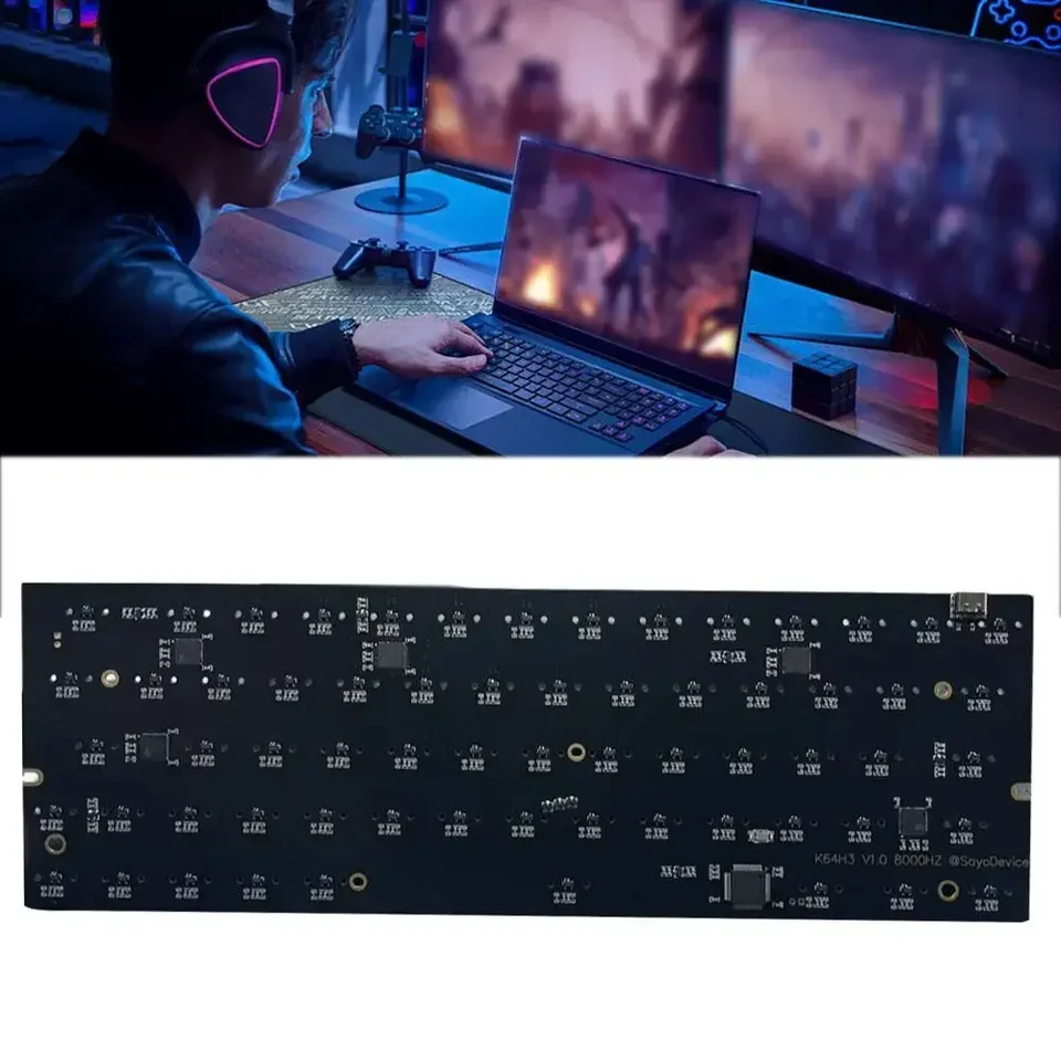 Magnetic Axis PCB Board K64H3MZ V2.0-R Magnetic Axis Game Keyboard