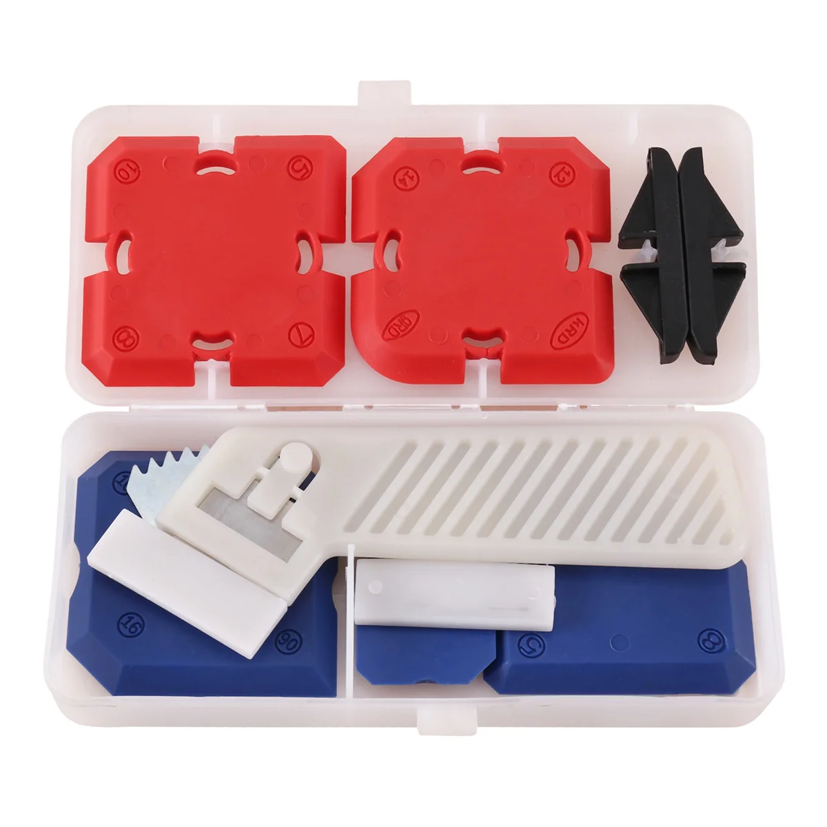 Caulking Tool Kit with Sealant Finishing Tools and Caulk Removal Tools Easy Silicone Caulking with Guides