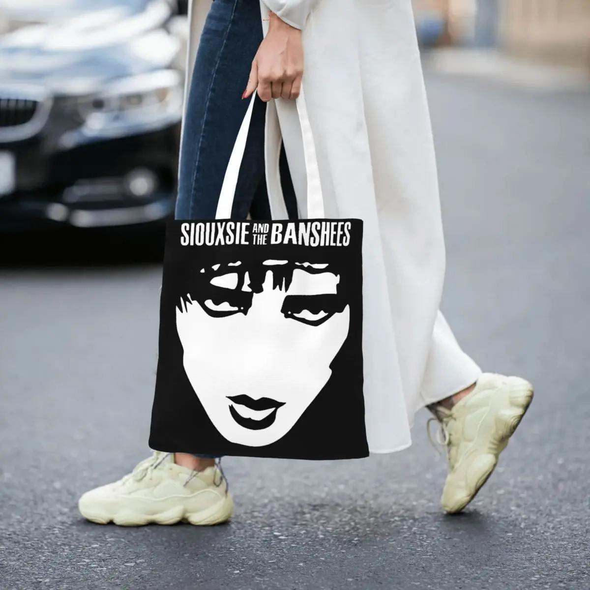 Women Men Siouxsie And The Banshees Tote Bags Large Capacity Shopping Bag for Lady Handbags