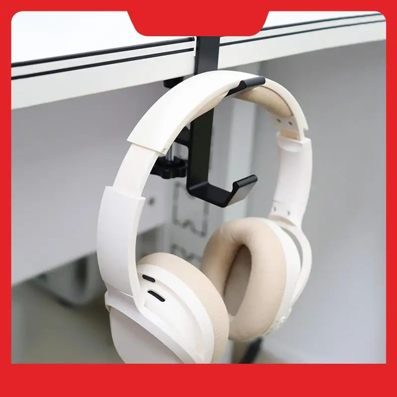 2Pcs Desk Mount Bag Rack Hook Clip Student Desk Hook Withadjustable Arm Clip Headphone Holder Backpack Hook