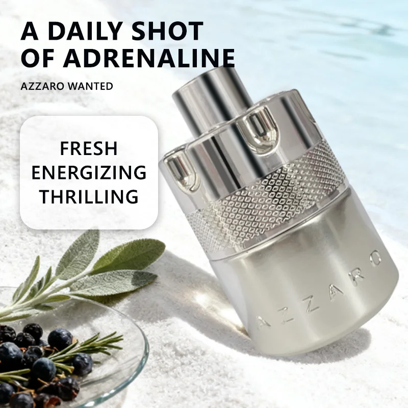 100 مل Azzaro The Most Wanted Eau de Parfum Intense للرجال كولونيا عطر مغر حار يدوم طويلاً عطر فاخر للرجال #2