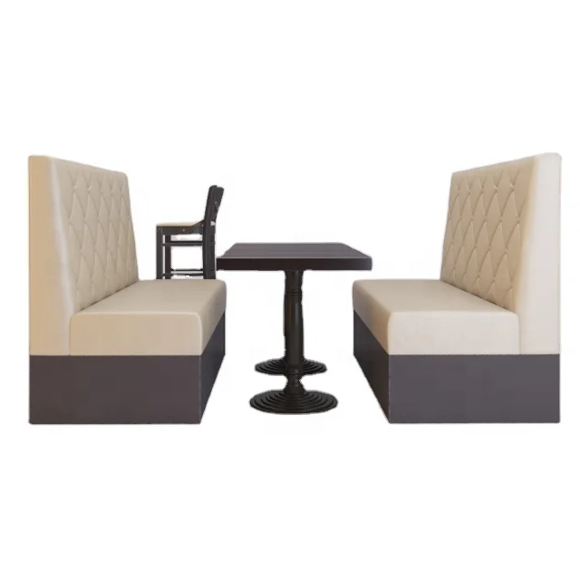 Custom Button Tufted Leather Restaurant Booth Restaurant Booth Tables Booth Seating Restaurant