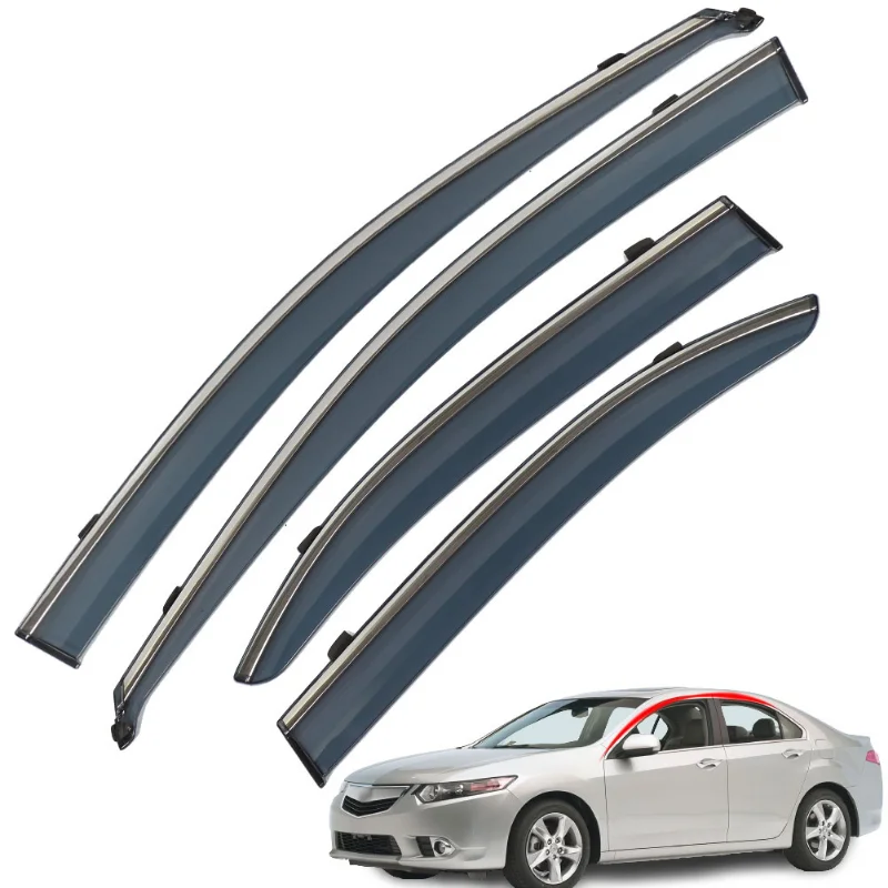 High Quality Car Exterior Decoration Car Vent Visors For Acura TSX 2009-2013