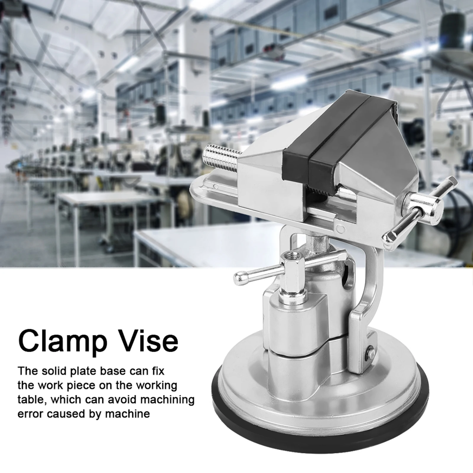 Universal Table Vise Working Clamp Swivel Rotating DIY Craft