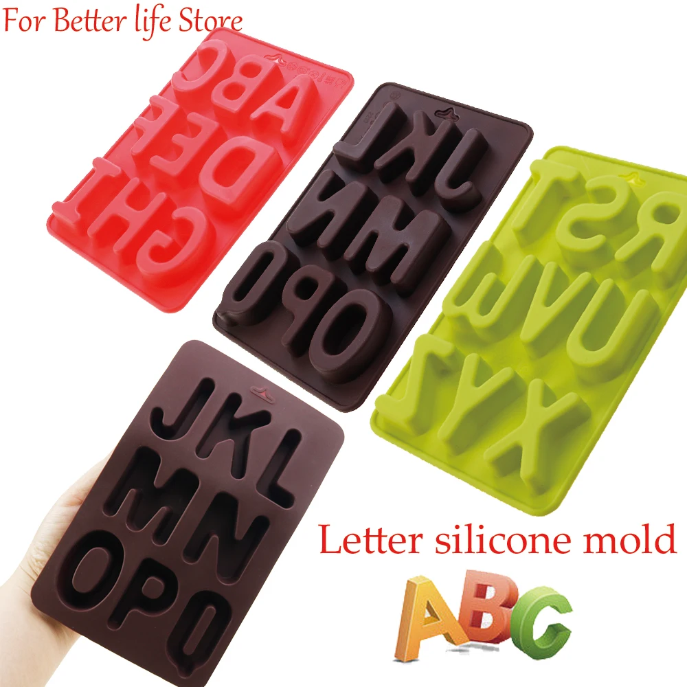 

1 piece Capital Letter Resin Silicone Mold DIY Epoxy Resin Mold Birthday Party Wedding Home Decoration LED Process