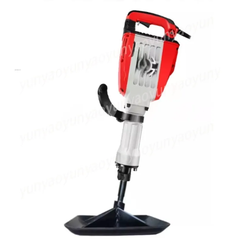 

Multi-purpose Electric Plate Compactor and Rammer, Small Tamping Machine for Soil Asphalt Compaction and Backfilling