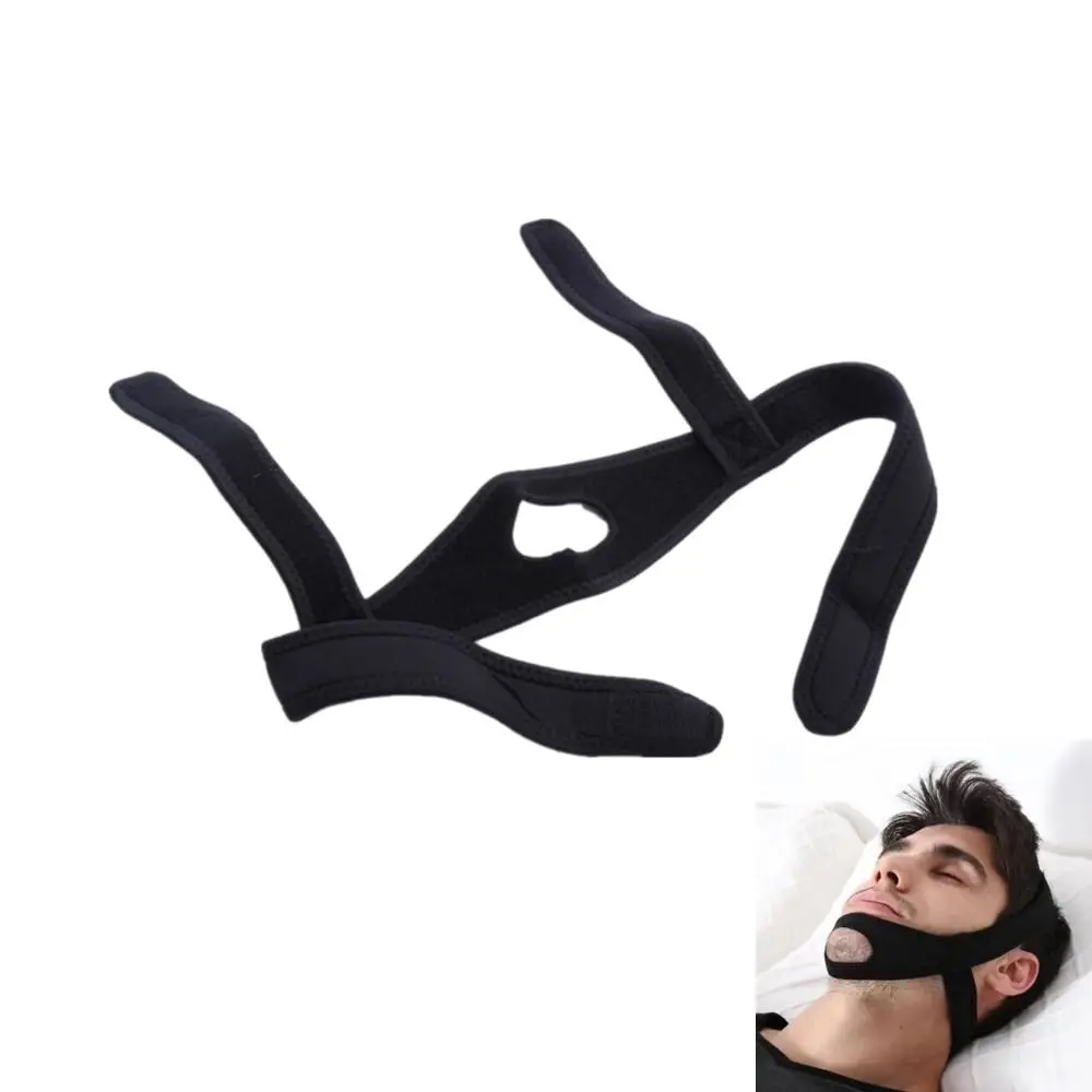 

Snoring Chin Straps Sleep Aid Oraclose Jaw Strap Better Breath Mouth Guard Snore Bandage Health Triangular Chin Strap Men