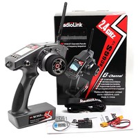 Radiolink RC6GS V3 2.4G 7 Channel Radio Transmitter with R7FG Receiver Telemetry Included Remote Controller for RC Car Boat