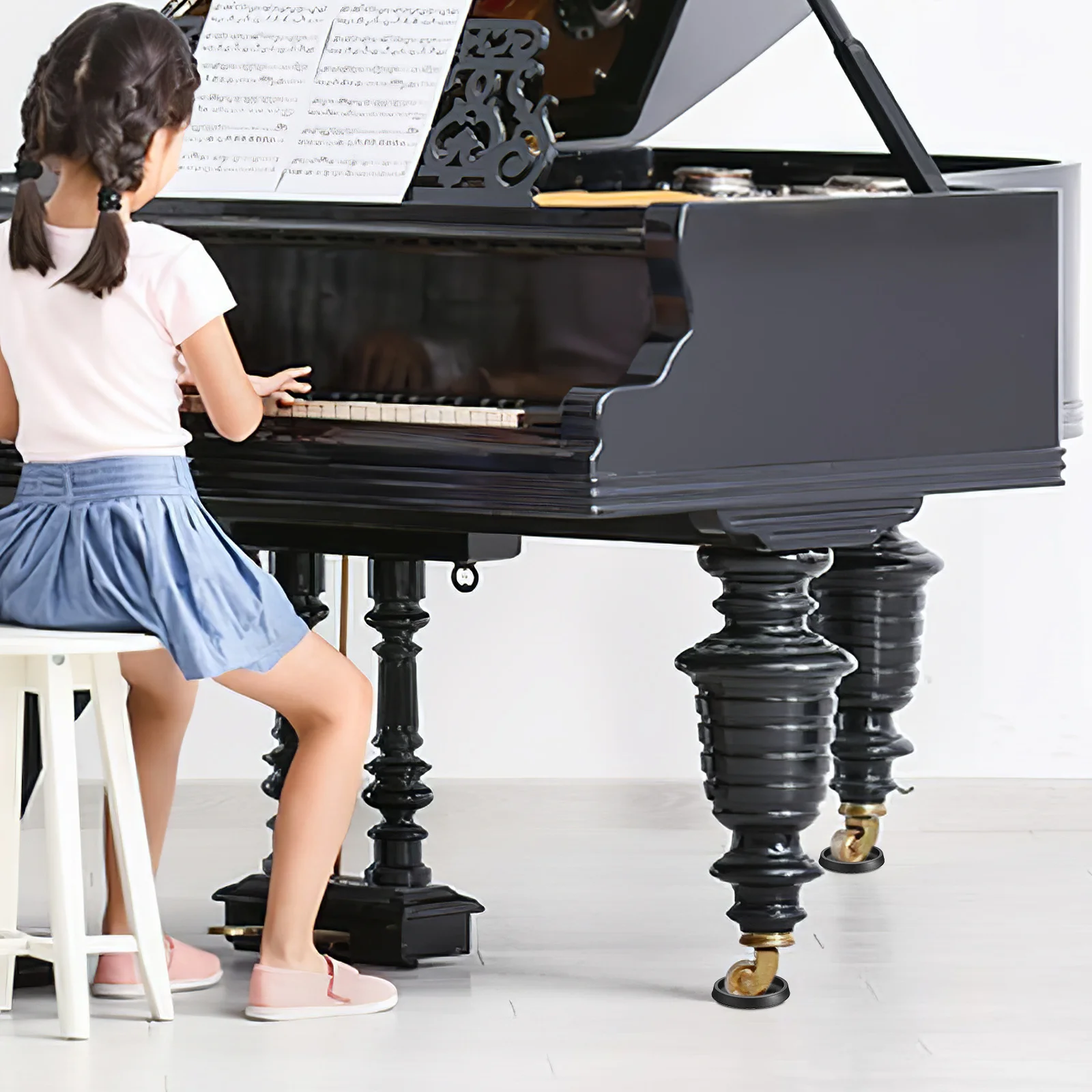 

8Pcs Non Skid Furniture Grippers Rubber Stoppers for Furniture Legs Noise Reduction Pads Mattress Slide Stopper