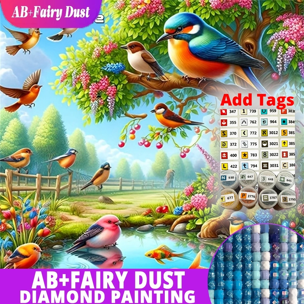 

Наклейки AB Fairy Dust DMC: Алмазная вышивка «Птицы», «Животные», «Рыбы», «Цветы». Мозаика, вышивка крестом, полная квадратная вышивка. Декор для дома.