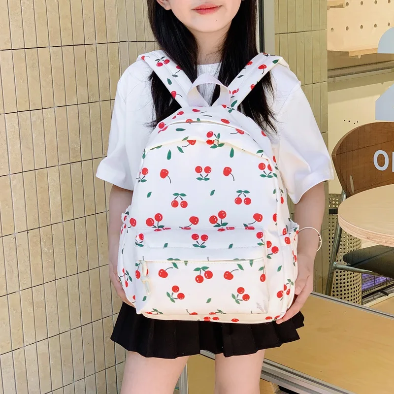 Cute Backpack Girls Fashion School Bag Large Capacity Student Schoolbag for Teenage Portable Travel Storage Bag for Kids Bookbag