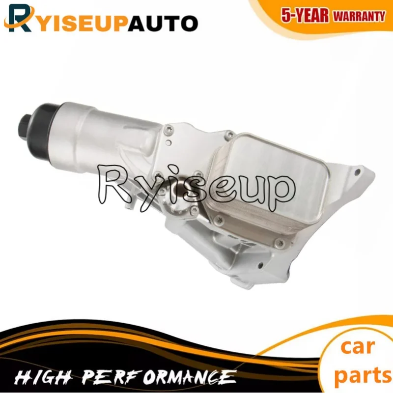 11428586673  Aluminium Engine Oil Cooler Filter Housing with Gasket for BMW 630i 730Li X4 530i 530e 420i 430i 320i 330i 220i New