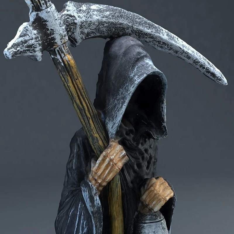 تمثال الموت المقدس يقف تمثال ديكور ديني قاتمة ريبر عقد المنجل تمثال مذبح الهالوين #3