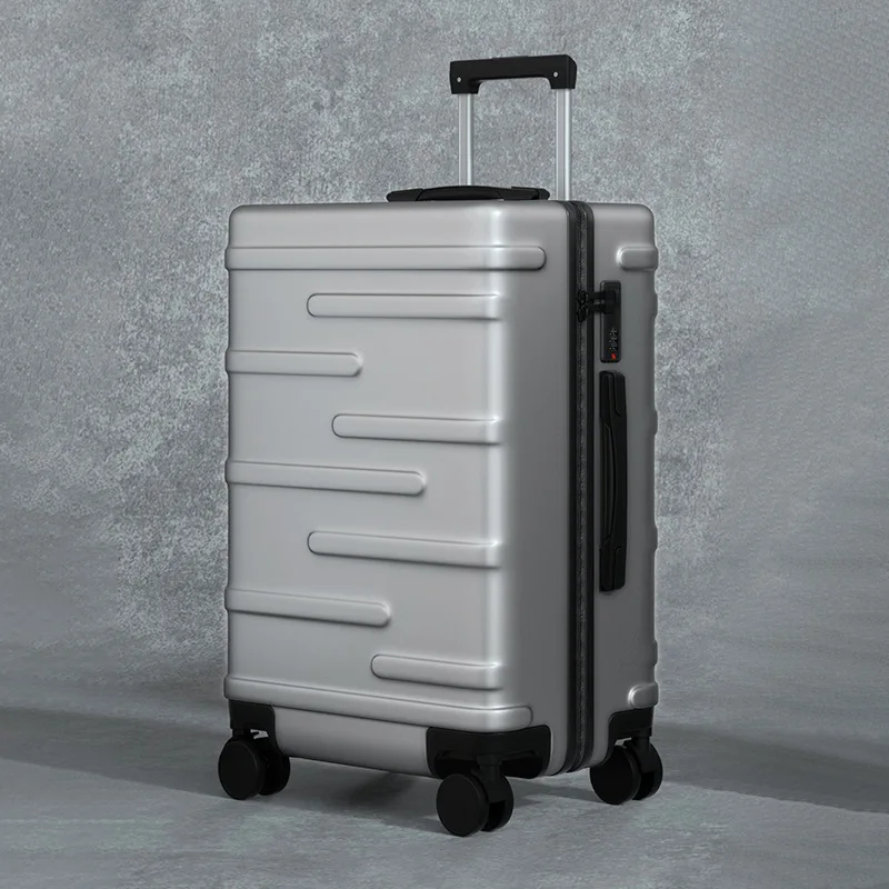 PLUENLI tas troli hadiah Roda Universal koper Bisnis kata sandi bagasi perjalanan asrama