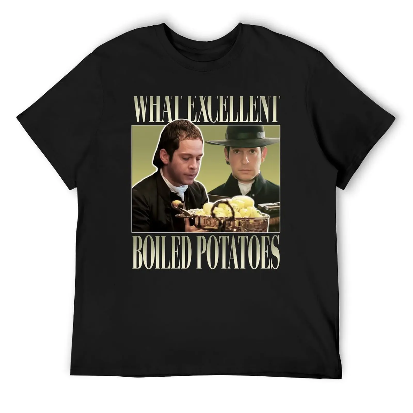 Pride And Prejudice Boiled Potatoes Meme T-Shirt designer shirts graphics summer top t shirts men