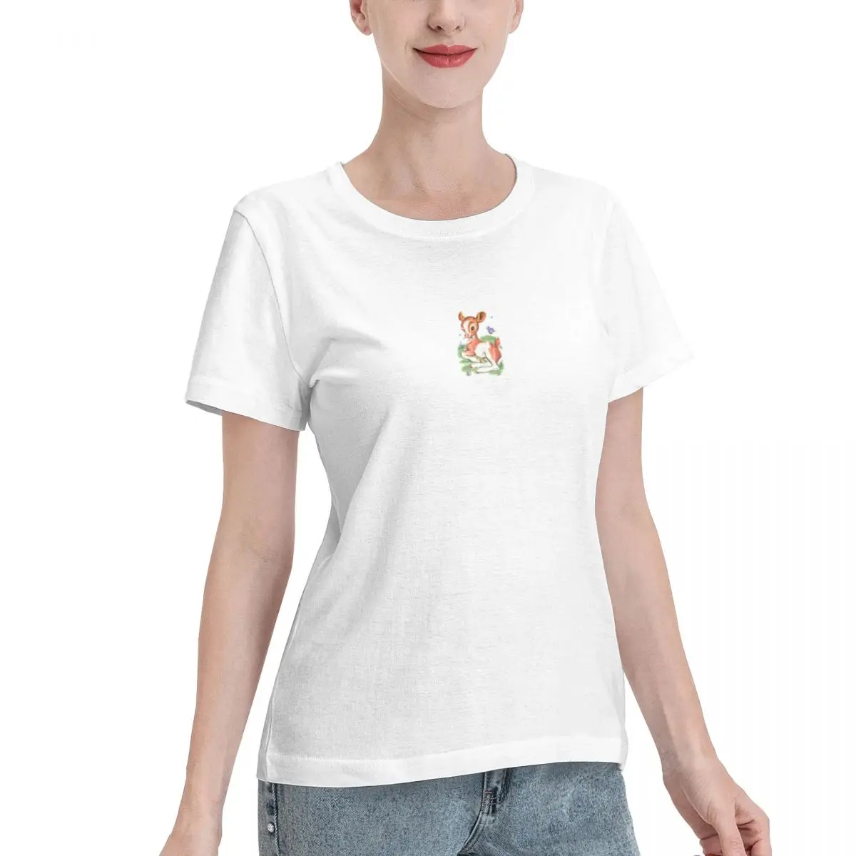 Bargain Price Vintage Cottagecore Cow Calf Sticker Women's T-shirt Classic Blank T Shirt
