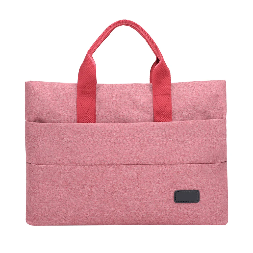 حقيبة كمبيوتر محمول من قماش أكسفورد مقاس 16 بوصة، خفيفة الوزن ومقاومة للماء، حقيبة أعمال للنساء، حقيبة مستندات تخزين كبيرة الحجم