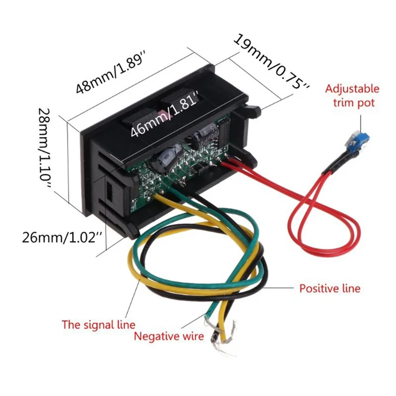 

AX94-Fuel Level Gauge Indicator 12V Universal Motorcycle Car Oil Scale Meter LED Oil Fuel Level Gauge Indicator For Car