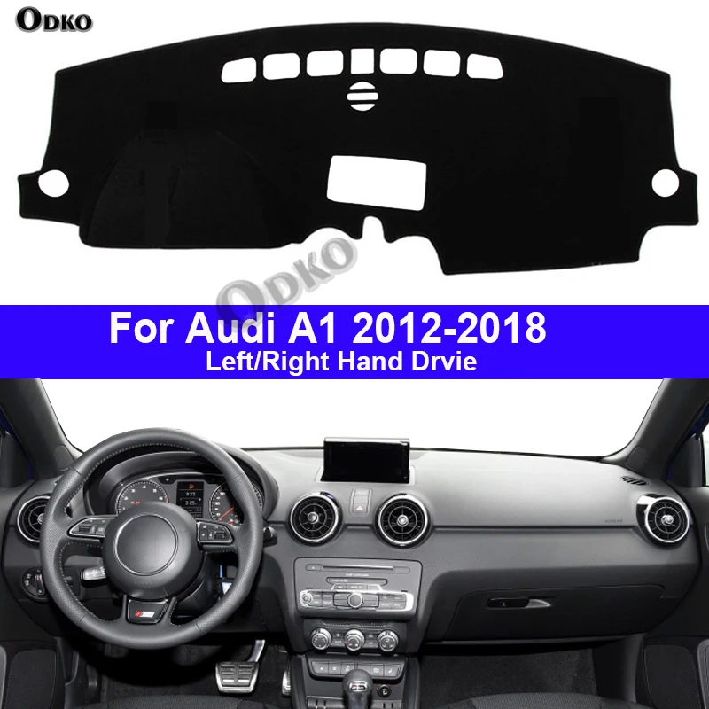 

Автомобильный чехол на приборную панель, коврик для приборной панели, накидка для Audi A1 2012 2013 2014 2015 2016 2017 2018 LHD RHD Auto Dashmat, защитная накладка