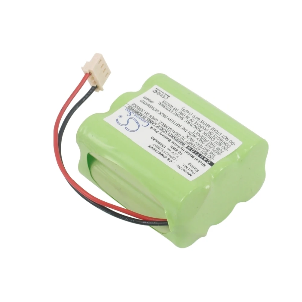 

Ni-MH Vacuum Battery for Dirt Devil, 7.2V, 1500mAh, Compatible Models: EVO M678, M678