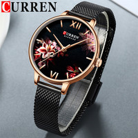 CURREN Women Watch Top Brand Luxury Female Waterproof Clock Stainless Steel Bracelet Original Lady Girl Wristwatch Gift 9059