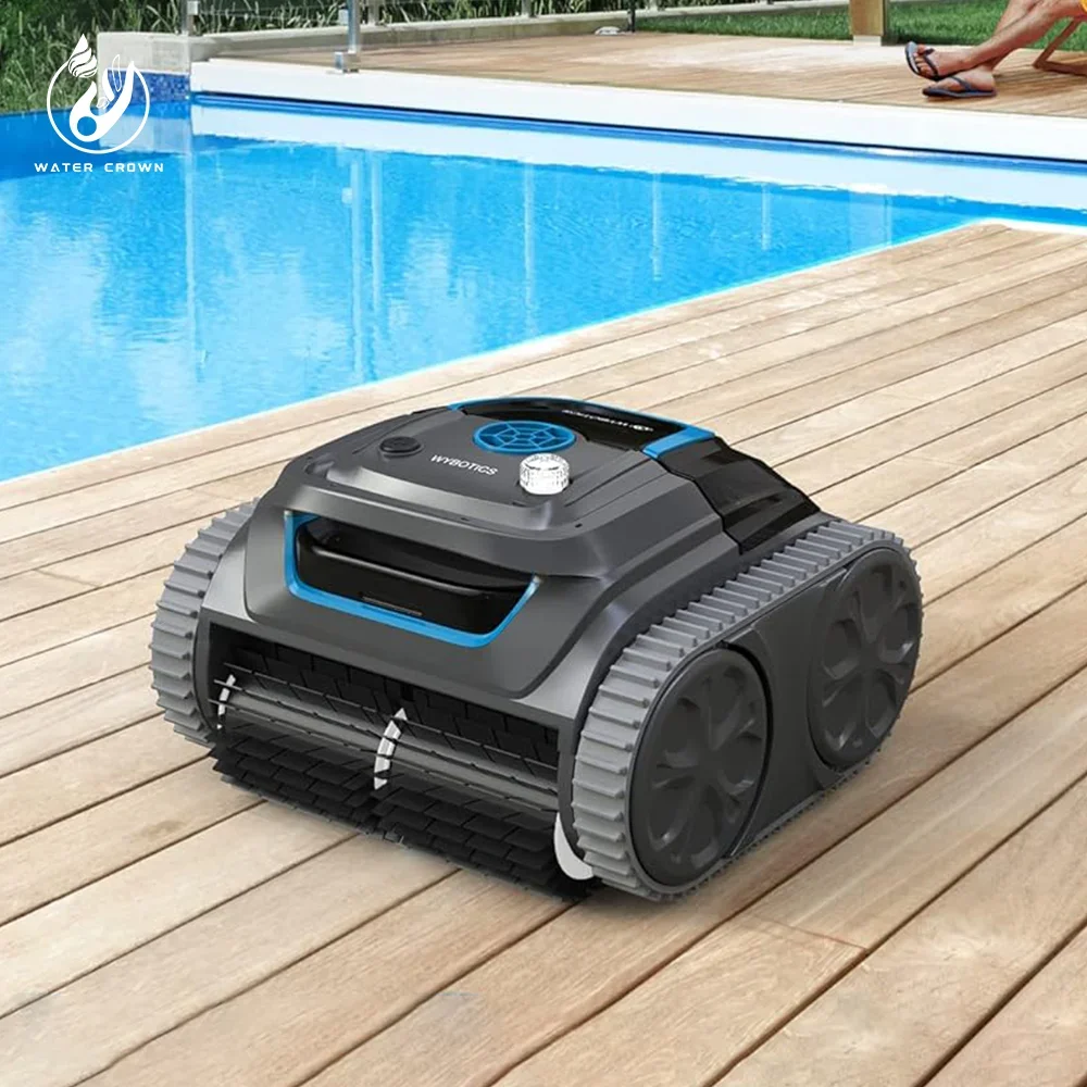 Automatic pool robot cleaner swimming pool vacuum cleaner wall climbing cordless robot pool cleaner