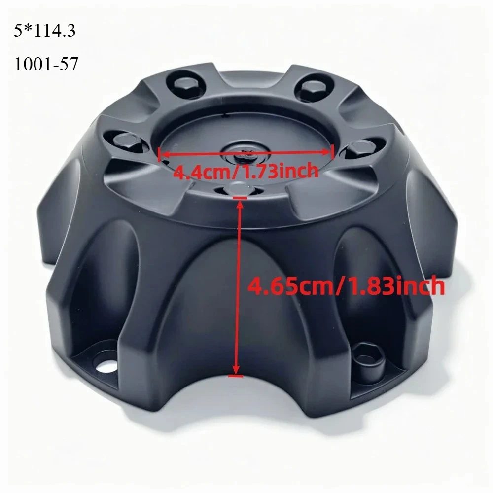4pcs/Set Car Wheel Center Caps 5x114.3 Off-road Pickup Rim Hub Dust Cover Car Accessories for Fuel Rims 5-Lug 1001-57 (1001-35)