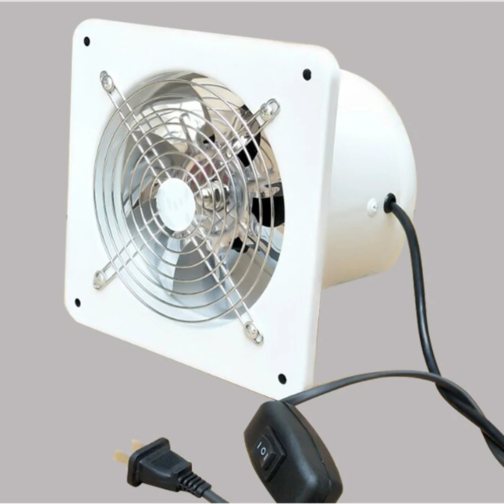 6 Inch Two Way For Exhaust Fan 40W Pure Copper Motor Wall Mount Ventilation Extractor For Kitchen Bathroom Basement