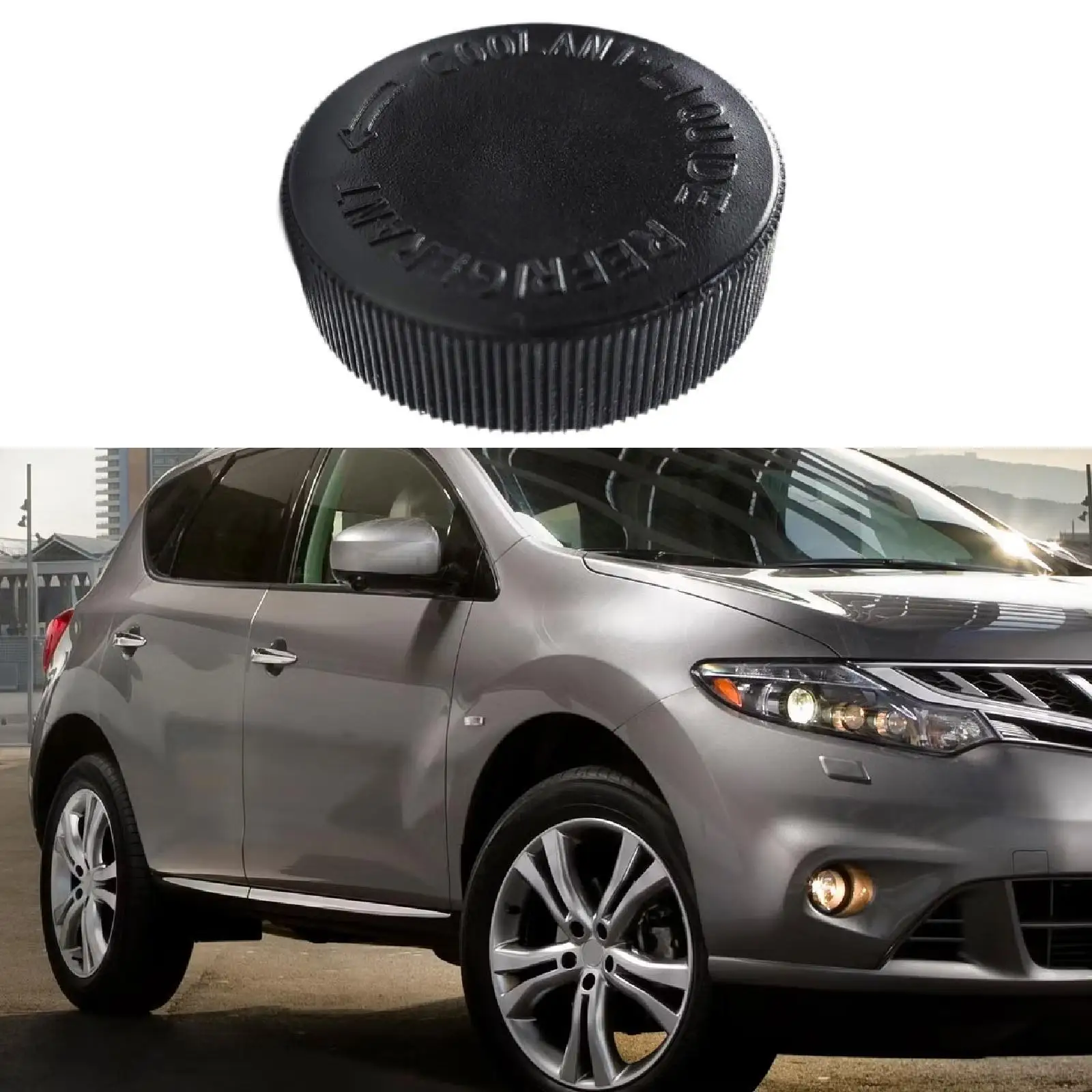 Professional Coolant Overflow Tank Cap High Strength Plastic Cover Direct Replace Engine Accessory for Nissan Murano Rogue Versa