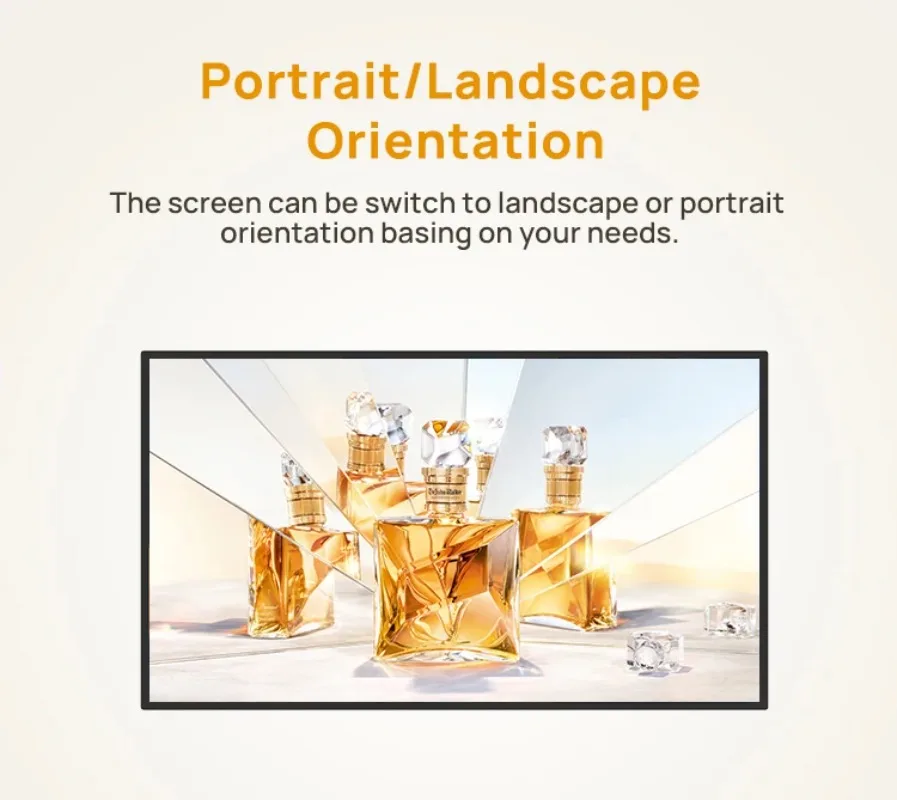 32‑43‑55 Inch Ultra‑Thin Android Touch Wall‑Mounted Digital Signage Advertising Display