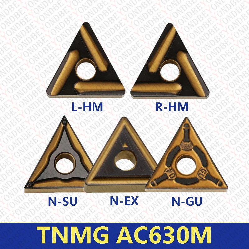 

TNMG 160404 TNMG160404N-SU TNMG160408N-SU TNMG160402N-SU-EX-GU R L-HM AC630M AC6040M AC6030M Original Carbide Inserts CNC Cutter