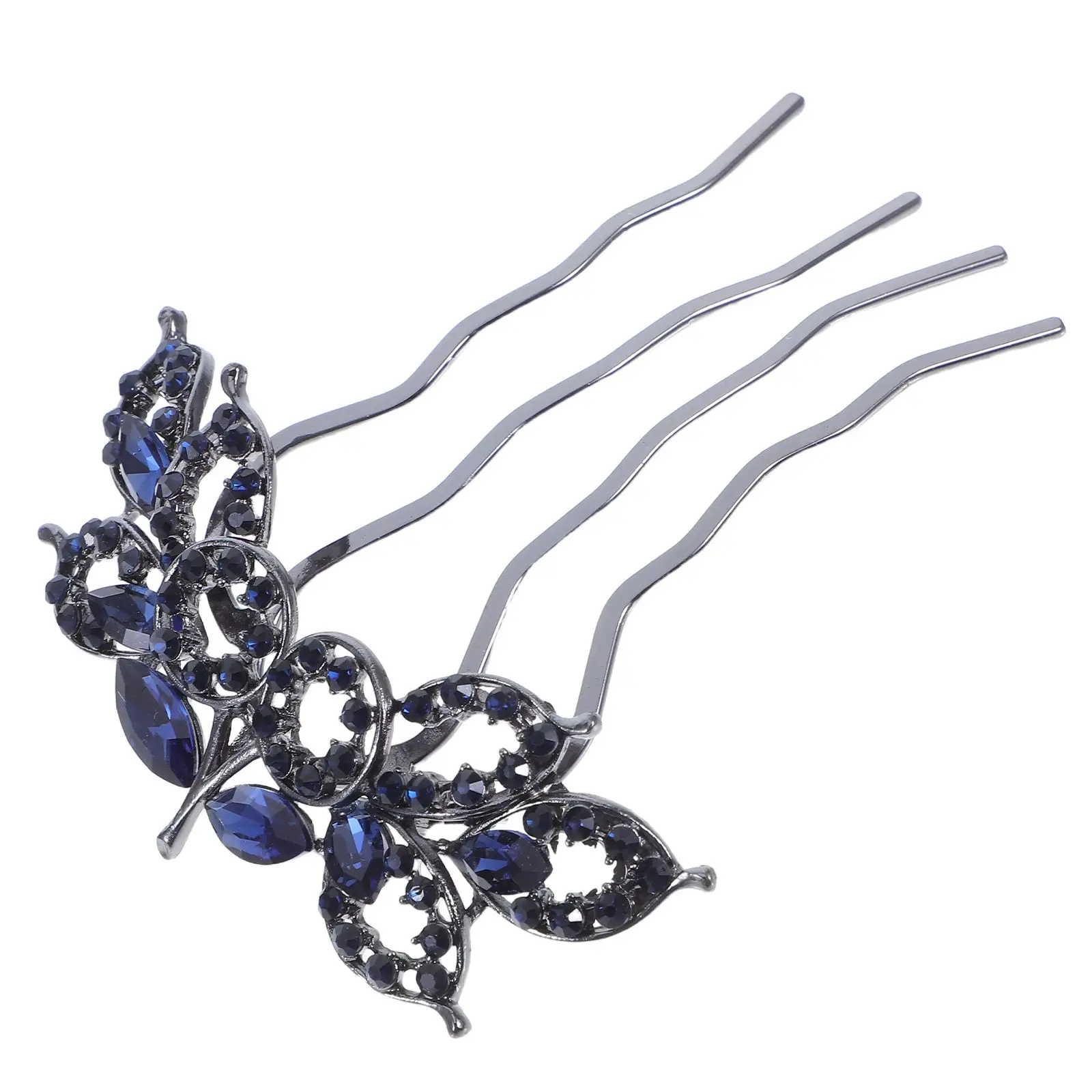 

Hair Accessories Crown Metal Combs for Women Vintage Decorate Decorative Alloy Chinese Style Clip