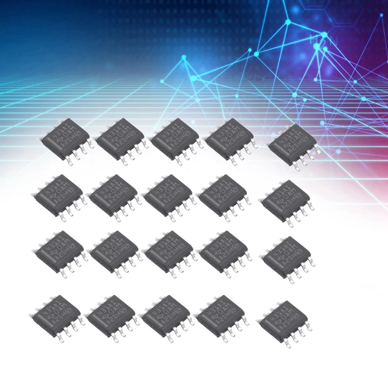 AIAI 20PCS TL431AIDR 431AI SOP8 Chip Adjustable Precision Shunt Voltage Regulator