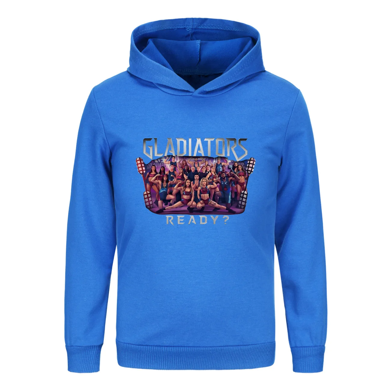 Gladiator Are You Ready Clothes Girls 2-16Y Teen T-shirt Children Sweater Boys Hooded Sweatershirt Baby Pink Shirt  For Kids