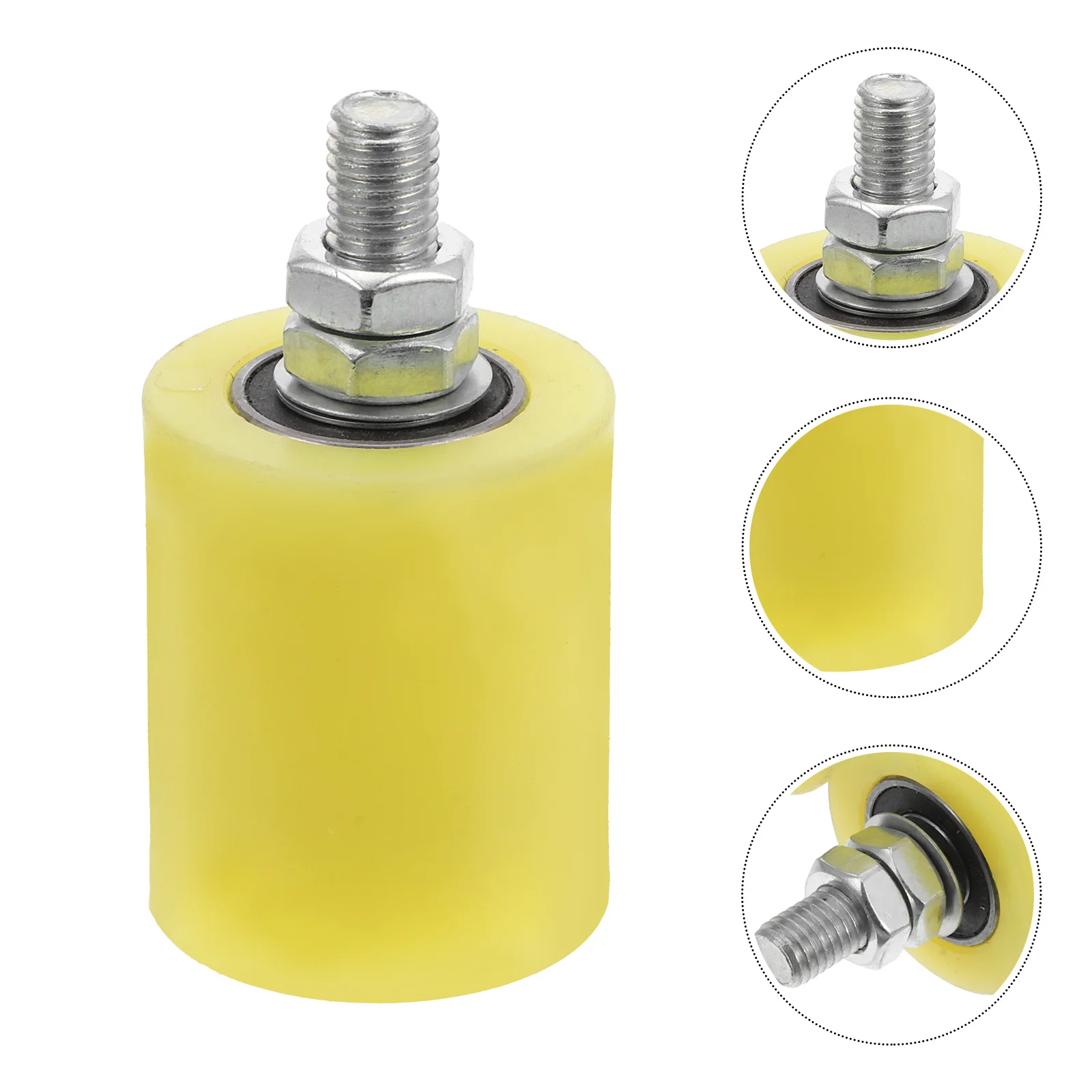 

4pcs Sliding Roller Nylon Pulley Block For Electric Gate Heavy Duty Guide Rollers Rust Proof Smooth Low Noise Gate Support